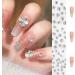 Nail Clear Nails Art White Nail Gems Nail Rhinestones Nails Art Decorations For Acrylic Nails Nails Art White Nail Crystals Gems Clear Nail Rhinestones For Wedding 8mm - Buy Online on GoSupps.com