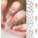 Fashion Nail Rhinestones White Crystal Nail Nail Clear Nails Art Nails Art for Women Nail Rhinestones Clear Nail White Nail Crystal Nails Art Decoration 6mm - Buy Online on GoSupps.com