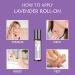 10 ml Lavender Essential Oil Roll-On | 100% Pure & Natural | Aromatherapy & Massage - Rosemary Creek - Buy Online on GoSupps.com
