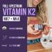 Total K2 | Vitamin K2 as MK7 & MK4 | Plus K1 & Vitamin D3 Cofactor - 620 mcg K2 per Serving - All-Trans MK7 from MenaQ7 - Full-Spectrum Vitamin K - Vegan Organic Certified (60 Capsules) 60 Count (Pack of 1) - Buy Online on GoSupps.com