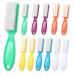 12pcs Handle Grip Nail Brush - Nail Brushes for Cleaning Fingernails Long Handle Hand Fingernail Brush Scrub Cleaner for Finger Nial Multicolor DAYGOS nail brush-12pcs