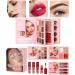 Palette De Maquillage Visage Complet - Blush Modulable Triple Couches Longue Tenue Pliable | Palette pour Contour et Fard Joues - Pour Mariage Mature Soir e Bureau Rendez-Vois Voyage Quotidien - Buy Online on GoSupps.com