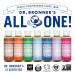 Dr. Bronner's 4oz Pure-Castile Liquid Soap Variety Pack - Peppermint Lavender Tea Tree Eucalyptus Almond - Organic Oils - 18-in-1 Uses - Buy Online on GoSupps.com