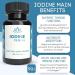 12.5mg Iodine Tablets - 90 Tablets | Essential Trace Mineral for Growth & Metabolism | High Potency Formula by New World Health - Buy Online on GoSupps.com