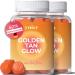 Yuicy Golden Tan Glow beta-carotene gummy bears.High -dose skin vitamins for long -lasting tan and healthy skin.With lutein zeaxanthin & 5 other essentials.Vegan made in Germany.120stk 120 rubber - double pack