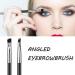 12-Pack Duo Eyebrow Brush Set - Spoolie and Angled Brow Brushes - Mini Eyelash Brush for Tinting - Suitable for Cream Gel - Silver - Buy Online on GoSupps.com