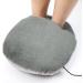 Aally Heated Foot Warmer for Bed | Adjustable Temperature & Time Control | Non-Slip Gray Heating Pillow - Buy Online on GoSupps.com