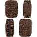 Leopard Print Weekly Pill Organizer & Travel Bag - Seven-Day Vitamin & Supplement Holder - Buy Online on GoSupps.com