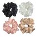 Women Girls Large satin Scrunchies XL Silk Jumbo Scrunchie for Thick long Hair Oversized Giant Scrunchy Hair Ties Bright1