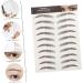 Beavorty 54 Sheets Waterproof Eyebrow Stickers Eyebrow Stencils Fake Eyebrow Stickers 3d Transfer Stickers - Buy Online on GoSupps.com