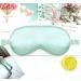 Lavender Silk Sleep Mask for Men and Women | Soft Eye Blindfold for Yoga & Meditation - Light Blocking Design with Ear Plugs - Buy Online on GoSupps.com