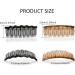 Hair Comb Slides French Side Hair Twist Comb Plain Hair Comb Slides Hair Slides for Fine Hair Women and Girls 4 Colors - Buy Online on GoSupps.com