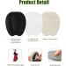 Buy 2 Pairs Shoe Filler Tongue Pads - Invisible Forefoot Cushion Mat & Non-Slip Size Reducer for Men & Women | Self-Adhesive Black Felt Accessories - Buy Online on GoSupps.com