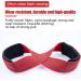 Shakven Fitness Workout Bands | Workout Bands with 8-Figure Design - Pull up Assistance Bands Stretch Resistance Band Soft for Gym Yoga Workout Red - Buy Online on GoSupps.com