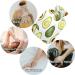 Naanle Avocado Tropical Fruit Hot Water Bottle - 1L Transparent for Pain Relief & Heat Therapy | Ideal for Bed Hand & Foot - Buy Online on GoSupps.com