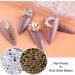 Oladfiop 3 Box Pearl Decorations Nail Charms White Round Nail Parts Gold Steel Beads Balls Jewelry Nail Art Accessories Color: ZZ13 - Buy Online on GoSupps.com