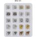 W-LOVNEST 3D Halloween Nail Art Charms Skull Spiders Rhinestones Skeleton Alloy Nail Art Jewelry Decoration Halloween Crafts - Buy Online on GoSupps.com