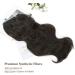 Ms TAj Natural Dark Brown Halo Hair Extensions 20 inch - Adjustable, Invisible Curly Hair Piece for Women - Buy Online on GoSupps.com