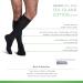 Sigvaris Men's Sea Island Cotton 191 Calf High Compression Socks 15-20mmHg - Black - Large | Buy Internationally - Buy Online on GoSupps.com