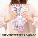 NAANLE Pink Palm Leaves Heat Bottle - 2L Transparent Hot Water Bottle for Back Pain Relief & Warmth Therapy - Buy Online on GoSupps.com