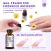 Saviland French Acrylic Nail Kit with Keratin Powder, Castor Oil, Vitamin E, EMA Monomer, Nail Primer, Glue, 84 French Tips, Pink Rhinestones - Complete Nail Tools Set for DIY Home Salon - Buy Online on GoSupps.com