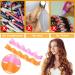 URAQT Hair Rollers for Long Hair 24Pcs 50cm Hair Curlers No Heat Spiral Curls Wave Hair Curlers Styling Kit with Styling Hooks for Women Girl Healthy DIY Hairstyle 50 cm (Pack of 24) - Buy Online on GoSupps.com