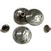 Western Buffalo Head Nickel Concho Set - Antiqued Silver (21mm) - 2 Pack - Buy Online on GoSupps.com