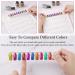 Noverlife Upgraded 120 Nail Colors Chart Display Book - No Glue Needed, White Nail Sample Book with Tips - Nail Polish Display & Sample Set - Buy Online on GoSupps.com