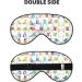Colourful Animal Alphabet Unisex Sleeping Eye Mask | Soft & Comfortable Light-Blocking Sleep Mask - Buy Online on GoSupps.com