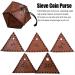 Taivoze Leather D20 Dice Bag - Portable Polyhedral Dice Pouch for RPG Game - DND Dice Bag - Buy Online on GoSupps.com