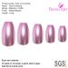 Bling Art Pink Metallic Ballerina Coffin False Nails - 24 Long Artificial Nails with Glue - Perfect for Stunning Nail Art - Buy Online on GoSupps.com