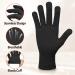 Migliore Wear Eczema Gloves - 2 Pairs Black Cotton Touchscreen Moisturizing Gloves for Adults - Large/XL - Buy Online on GoSupps.com