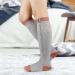 Clicitina Zippered Knee High Open Toe Walking & Running Boots DS756 | Grey L - Best International Shipping - Buy Online on GoSupps.com