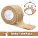 Anjocare Self-Adhesive Bandage Wrap (8 Pack) - Breathable Cohesive Tape for First Aid Sports Injuries Wrist Sprains Pet Care - Beige 5cm x 4.5m - Buy Online on GoSupps.com