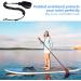 AQUARM Premium 11ft Coiled Surfboard Leash | Black SUP Leg Rope for All Surfboards - Buy Online on GoSupps.com