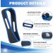 Anti Snoring Chin Strap | Adjustable Stop Snoring Device for Better Sleep | Effective Snore Reduction for Men & Women (Blue - Buy Online on GoSupps.com
