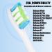 10 Replacement Brush Heads for OCLEAN Toothbrush - Compatible with ONE Flow X Pro Ultra Air2 & F1 - Ideal for Adults & Children - Buy Online on GoSupps.com