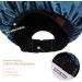 Silk Satin Sleep Cap for Curly Hair | Adjustable Bonnet for Women | Prussian Blue - Buy Online on GoSupps.com