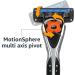 Buy Amazon Basics 5-Blade MotionSphere Razor for Men - Dual Lubrication Precision Beard Trimmer & Extra Cartridges - International Shipping Available - Buy Online on GoSupps.com