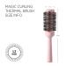 Magic Curling Thermal Brush (1.7 Inch) | Self-Standing Round Brush for Quick Styling & Great Blowout | Ceramic Coated Barrel for Volume & Waves - Buy Online on GoSupps.com