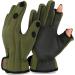 Thermo Fishing Gloves Spin | Neoprene Fishing Gloves for Anglers | Olive Fishing Gloves 3XL - Ultimate Comfort & Grip - Buy Online on GoSupps.com