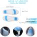 Orthopedic Silicone Shoe Inserts - Comfortable & Hypoallergenic Insoles for Walking/Fitness - Transparent XS (33-34) - Buy Online on GoSupps.com