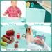 OSDUE 24x16 Non-Stick Silicone Craft Mat with Paint Cups - Blue Perfect for Kids Painting, Clay, DIY Creations - Buy Online on GoSupps.com