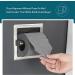 Contemporary Brushed Nickel Recessed Toilet Paper Holder - Hotel Style Wall Mount Tissue Holder with Rear Mounting Bracket - Buy Online on GoSupps.com