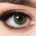 Contact lenses colored without strength green |Colored annual lenses |Soft lenses soft hydrogel |2 pieces of color lenses + lentil containers |0.0 diopters |natural colors |Charmiga Verde