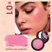 Blush for Cheeks Natural Blush with Mirror & Mushroom Applicator Silky Soft Cheek Tint with Mushroom Applicator for Radiant Finish - Buy Online on GoSupps.com
