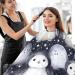 Kigai Cute Penguins Barber Cape - Professional Waterproof Hair Cutting Cape for Men & Women with Adjustable Snap Closure - Buy Online on GoSupps.com