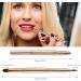 Retractable Dual End Lip Makeup Brush | Portable Lipstick & Concealer Brushes - Gold - Buy Online on GoSupps.com