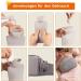 Fesaizwi 1L Heat Bottle Belt - 3 in 1 Portable PVC Heat Pack with Soft Cover & Waist Cover for Neck Shoulder & Back Relief - Minimalistic Gray Design - Buy Online on GoSupps.com