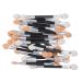 BIUDECO 24pcs Eyeshadow Brush Kit Eye Blending Brushey Eye Cream Brush Eyeshadow Sponge Applicator 7cm Colorful
